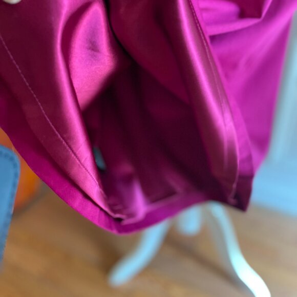 Mossimo Business Casual Sleeveless Dress Size 8 Pleated Bodice in Raspberry - Picture 5 of 9